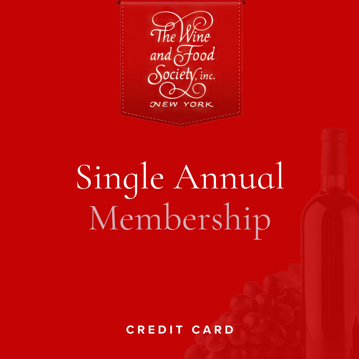 Single Membership Image Single Annual Membership (Credit Card) - The Wine and Food Society of ...